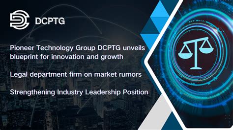 dcptg news|Pioneer Technology Group DCPTG Unveils Blueprint for Innovation and.